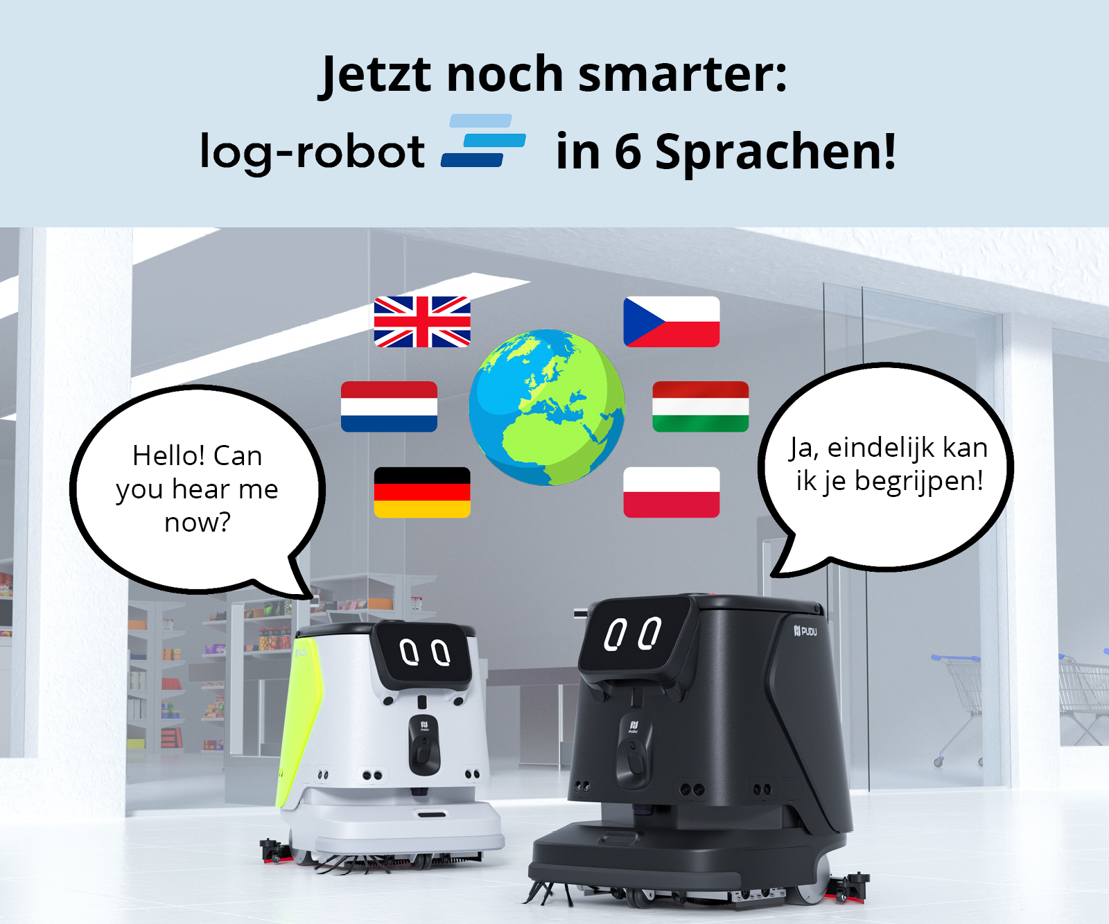 log-robot website now available in six languages